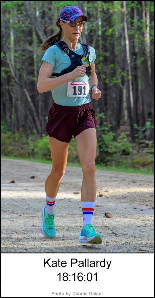 First female finisher Kate Pallardy